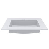 Раковина Miraggio Erica 700 Miramarble 70 см белый матовый, фото №4