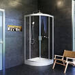 Душовий піддон AM.PM Gem W90T-401-080W 80х80 см чверть кола, фото 3