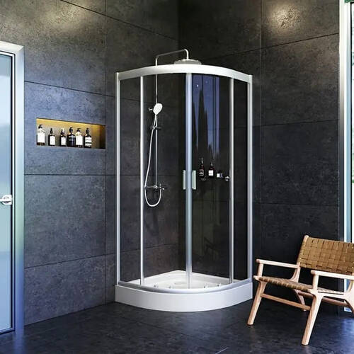 Душовий піддон AM.PM Gem W90T-401-080W 80х80 см чверть кола, фото 3