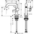 Смеситель для раковины Hansgrohe Tecturis CoolStart EcoSmart+ 73321700 белый матовый, фото 2