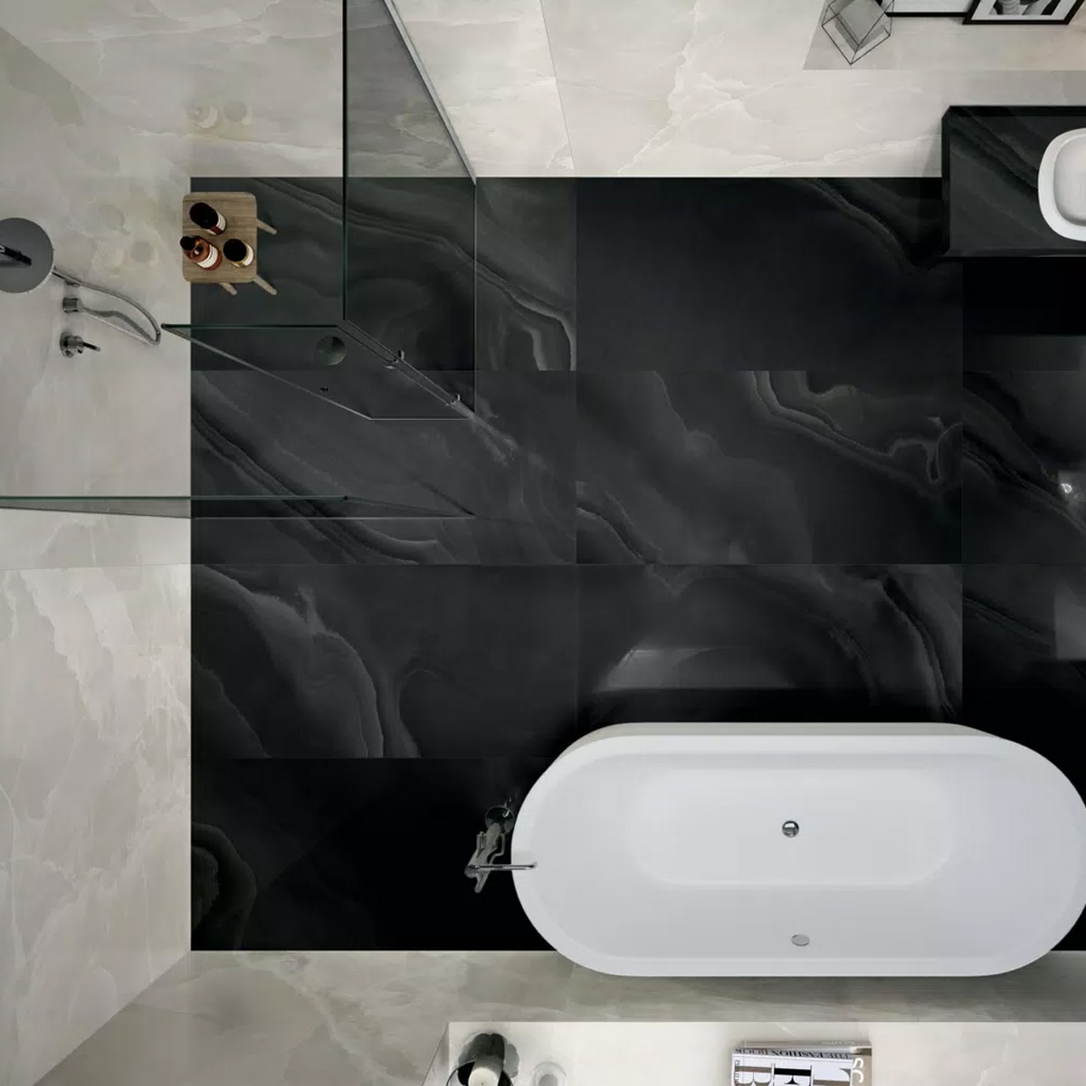 779256 ECCENTRIC LUXE SMOKY BLACK GLO 60x120 RET (1 сорт)
