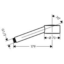 Ручной душ Axor One 48651800 стальной, фото №2