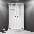 Душова кабіна AM.PM X-Joy W94C-401-090MT 90х90 см профіль хром матовий, прозоре скло, з піддоном, фото 3
