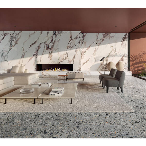 Керамограніт Italgraniti Charm Experience CH01BAL Calacatta Pink Sq.Lapp. 120х60 см, фото 4