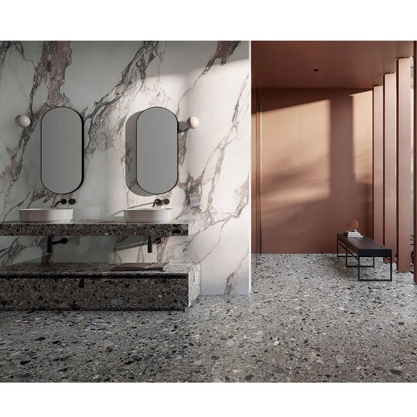 Керамограніт Italgraniti Charm Experience CH01BAL Calacatta Pink Sq.Lapp. 120х60 см, фото 3