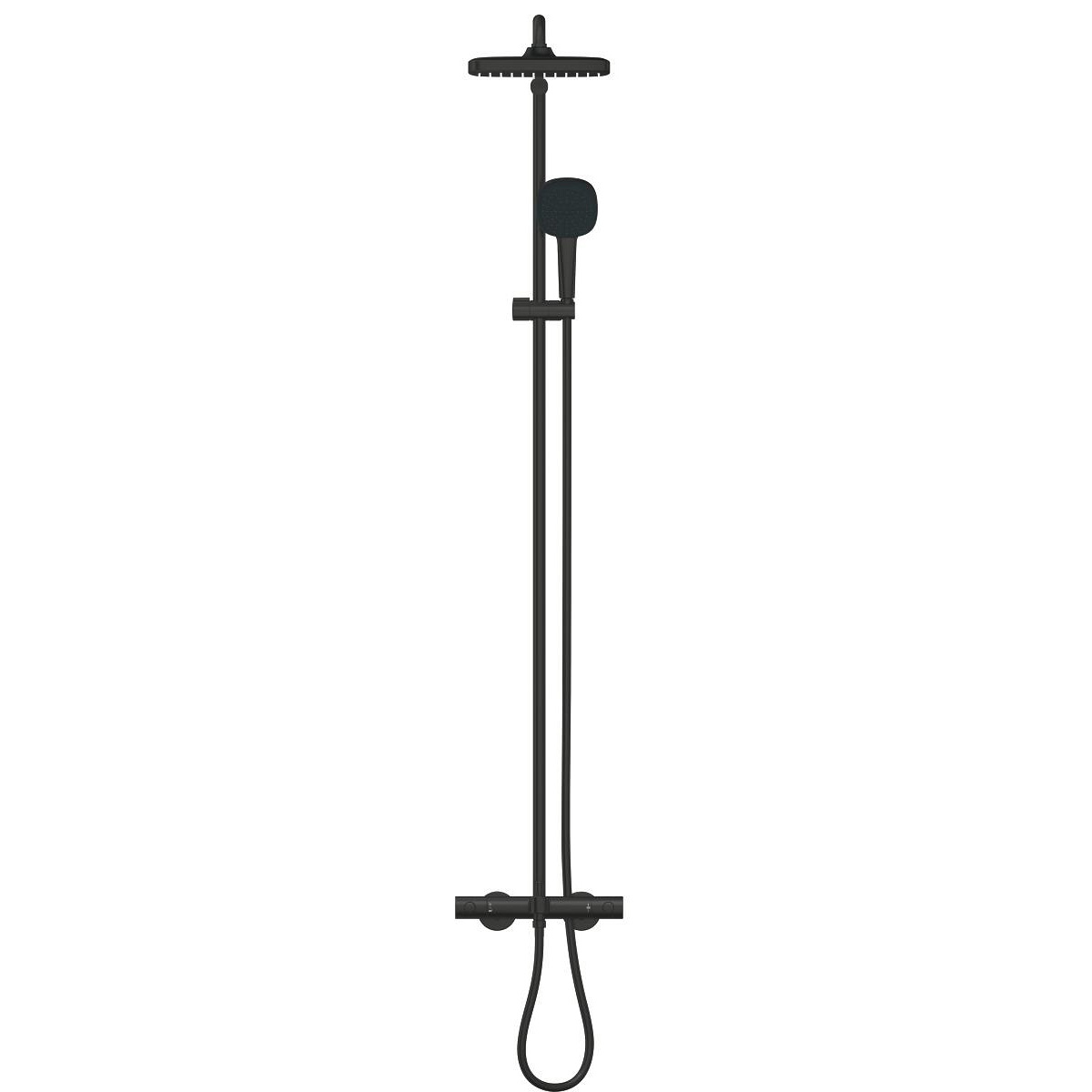 266912431 New Tempesta Cosmopolitan System 250 Душова система з виливом, чорний (1 сорт)