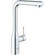Змішувач для кухні Grohe Essence 30504000 з висувним дворежимним виливом, фото 1