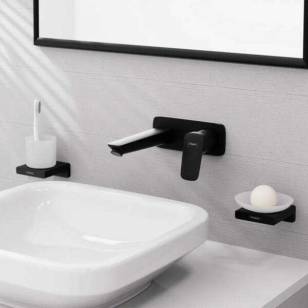 Змішувач прихованого монтажу для раковини Hansgrohe Logis 71220670 чорний матовий, фото 3
