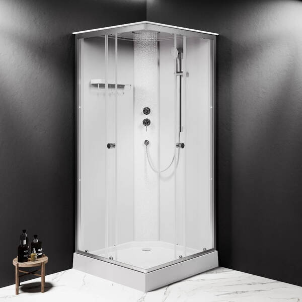 Душевая кабина AM.PM X-Joy W94C-403-090MT 90х90 см профиль хром