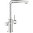 Змішувач для кухні Grohe Blue Pure Minta 30590DC0 для подачі технічної і фільтрованої води, суперсталь, фото 2