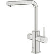 Змішувач для кухні Grohe Blue Pure Minta 30590DC0 для подачі технічної і фільтрованої води, суперсталь, фото 3
