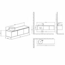Раковина Devit Linea 0025144W 42 см белый матовый, фото №3