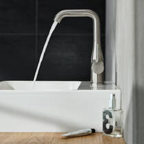 Змішувач для раковини Grohe Essence 24174DC1 суперсталь, фото №3