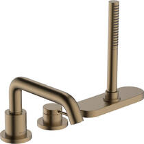 Змішувач для ванни Hansgrohe Tecturis S 73447140 бронза матовий, фото №1