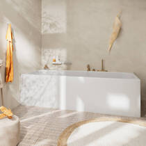 Змішувач для ванни Hansgrohe Tecturis S 73447140 бронза матовий, фото №3