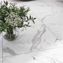 Керамограніт Cersanit Arctic Stone White Matt 42x42 см, фото №6