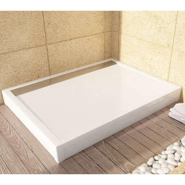 Душовий піддон San Swiss Ila WIA901000404 90х100х3,5 см прямокутний з ніжками та сифоном, фото 4