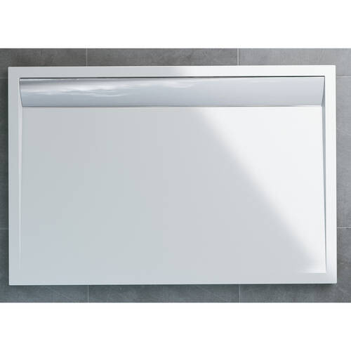 Душовий піддон San Swiss Ila WIA901000404 90х100х3,5 см прямокутний з ніжками та сифоном, фото 3