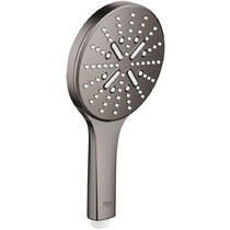 Ручний душ Grohe Rainshower SmartActive 130 26574A00 графіт темний, фото №1