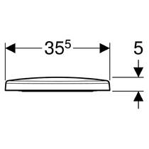 Кришка для унітаза Geberit Modo 502.789.00.1 Soft-close, quick-fix, фото №3