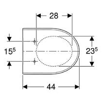Кришка для унітаза Geberit Modo 502.789.00.1 Soft-close, quick-fix, фото №2
