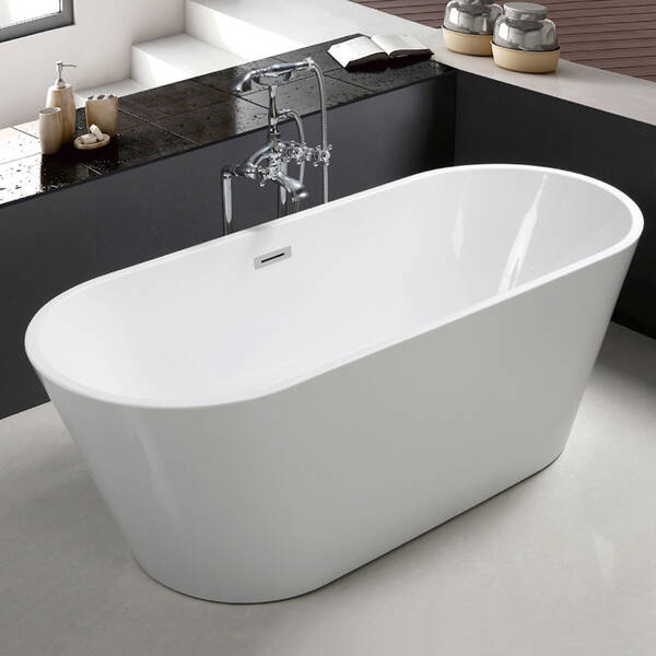 Ванна акрилова Devit Style 18002102 180x80см окремостояча, біла глянцева, фото 1