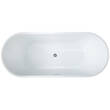 Ванна акрилова Devit Style 18002102 180x80см окремостояча, біла глянцева, фото 3