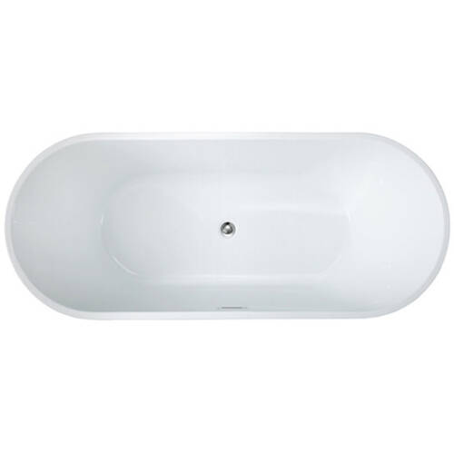 Ванна акрилова Devit Style 18002102 180x80см окремостояча, біла глянцева, фото 3