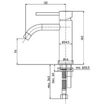 Смеситель для раковины Paffoni Light LIG071RMSP медь брашированная, фото №2
