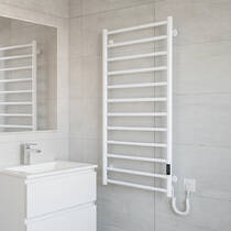 Рушникосушарка електрична Mario Урбан-I 1110x500/85 TR K 2.0 1100х500 мм білий глянець 125 Вт, фото №1