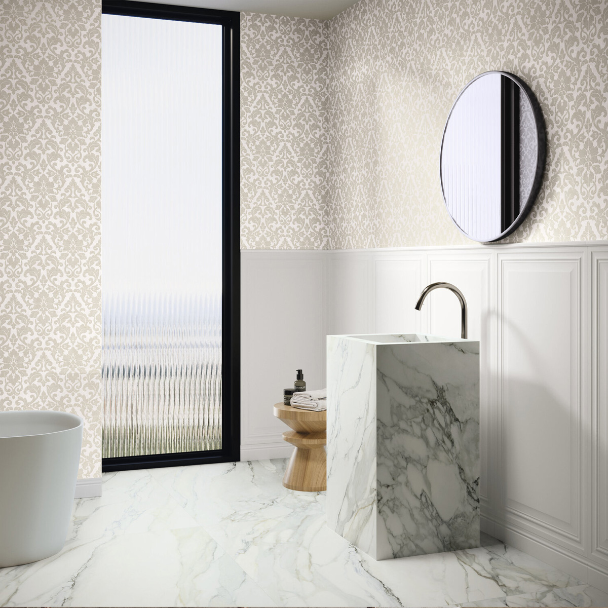BELLAGIO BIANCO RECT 60X120 (1 сорт)
