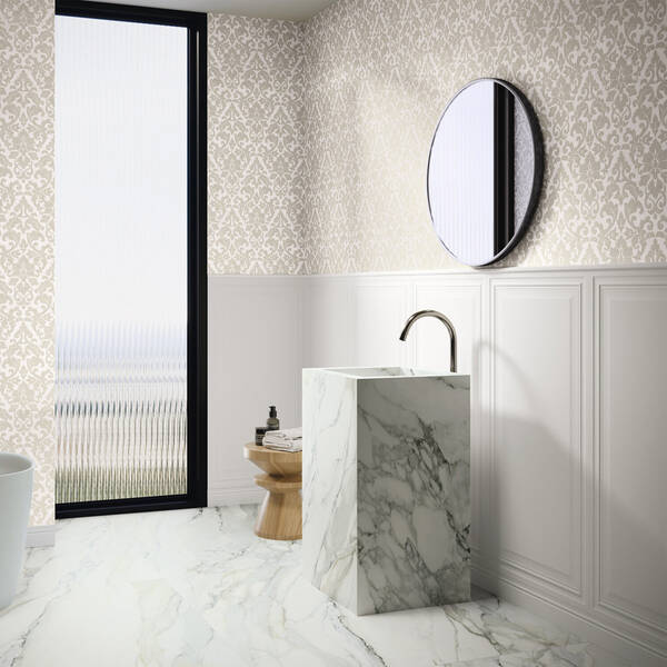 Фриз Ape Zocalo Bellagio Bianco 10x60 см, фото 3