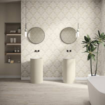 Фриз Ape Zocalo Bellagio Bianco 10x60 см, фото №5