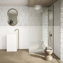 Фриз Ape Zocalo Bellagio Bianco 10x60 см, фото №4