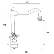 Змішувач для раковини Simas Victoria VIBLMA хром, фото №2