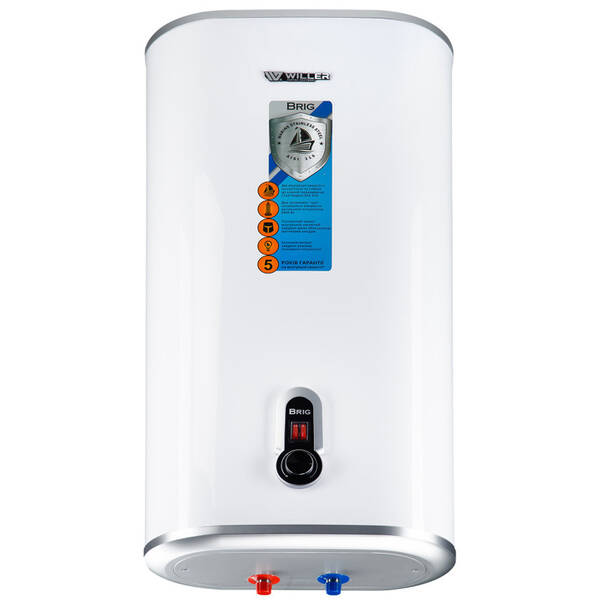 Водонагреватель вертикальный Willer IV50DR Brig 50 л, 2 кВт, фото 1