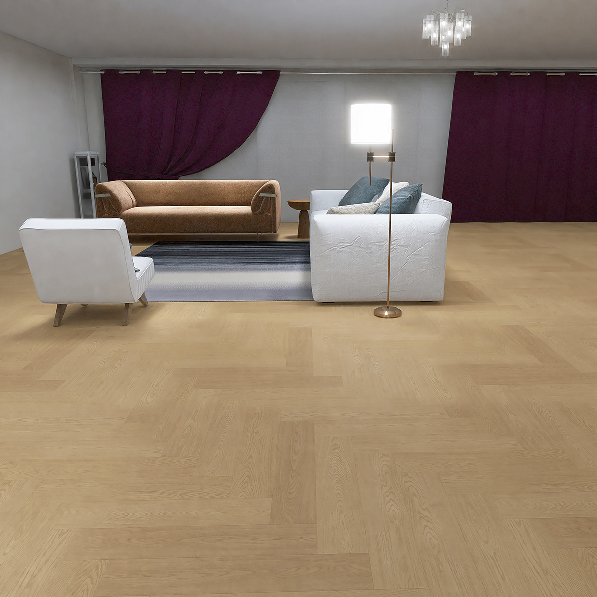 Вінілове покриття Dublin* SPC CLICK Herringbone (1 сорт)