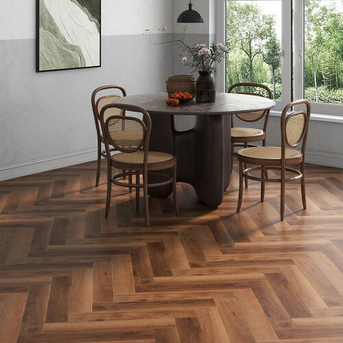 Вінілове покриття Floorex Paris SPC Click Herringbone ялинка 610x110x6 мм, фото 1