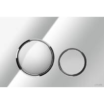 Клавиша смыва Cersanit Luna глянцевый хром, фото №1