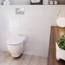 Клавиша смыва Cersanit Luna глянцевый хром, фото №3