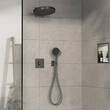 Смеситель скрытого монтажа для душа Hansgrohe ShowerSelect Comfort E 15572340 с термостатом, хром черный матовый, фото 3