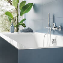 Ванна акриловая Cersanit Larga S301-307 190х90 см, белая с ножками, фото №6