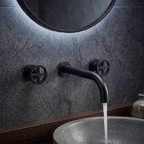 Змішувач прихованого монтажу для раковини Cisal Grace MN013511.5L колір Brushed Black Titanium, фото №1