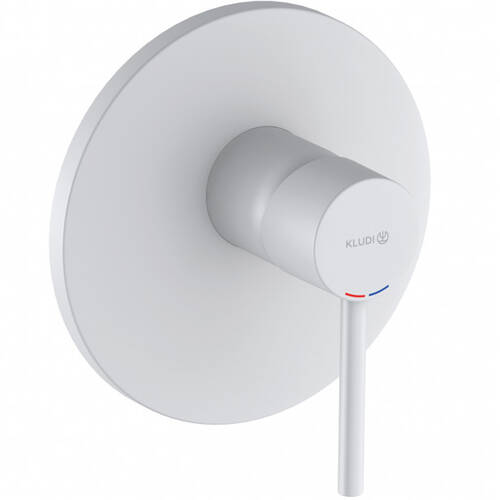 Смеситель скрытого монтажа для душа Kludi Bozz 386555376 белый матовый, фото 1