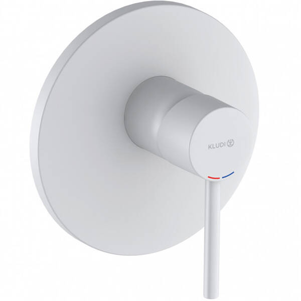Смеситель скрытого монтажа для душа Kludi Bozz 386555376 белый матовый, фото 1