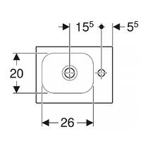 Раковина Geberit iCon Light 501.830.00.1 38 см белый глянец, фото №2