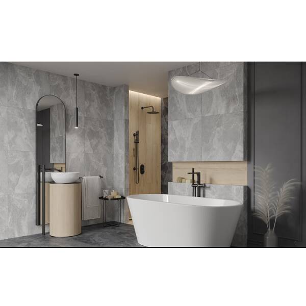 Керамограніт Cersanit Locarno Light Grey Matt Rect 59,8x59,8 см, фото 2