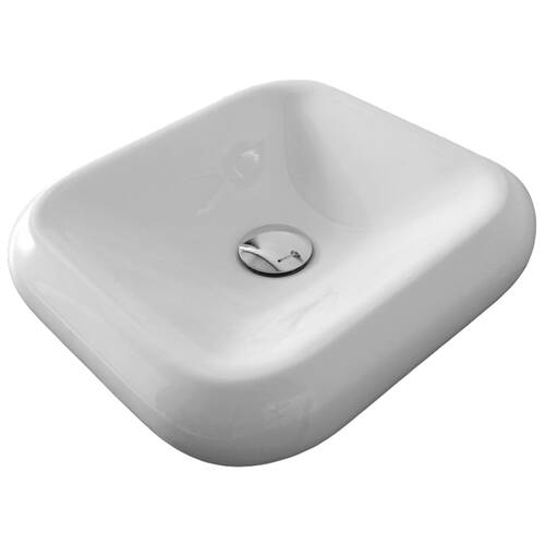Раковина Kerasan Cento 3542 01  на столешницу 40х41 см, белая, фото 1