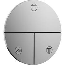 Переключатель потоков скрытого монтажа для душа Hansgrohe ShowerSelect Comfort S 15558000 на 3 функции, хром, фото №1