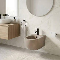 Біде підвісне Nic Design Pin 004 706 051 колір Sabbia матовий, фото №1